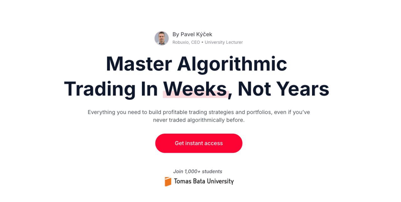 Robuxio - Algorithmic Crypto Course ( 2025)